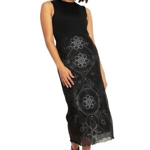 BlackMilk Clothing DC-Ometry Sheer Midaxi Tube Skirt | Size M | NWT!